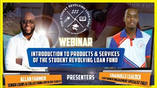 Webinar October 2nd 2024  Products and Services of the Student Revolving Loan Fund [upl. by Curhan]