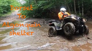 Haliburton ATV  Dorset To Algonquin Shelter ATV Trail Ride PART 1 [upl. by Ez]