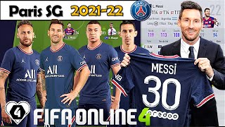 Xây Dựng amp Trải Nghiệm ĐH quotPSG 202122quot Trong FO4 Với Hàng Công Siêu Khủng MESSI NEYMAR MBAPPE [upl. by Donegan]