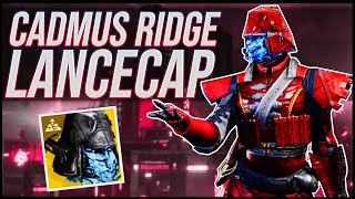 Destiny 2 Cadmus Ridge Lancecap Review and Fashion  Lightfall [upl. by Dorion225]