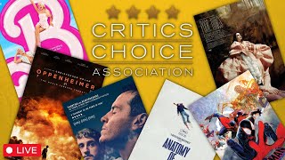 2024 CRITICS CHOICE AWARD NOMINATIONS REACTION LIVESTREAM [upl. by Ahsed]