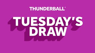 The National Lottery Thunderball draw results from Tuesday 09 January 2024 [upl. by Rehpotsyrk]