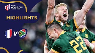 Springboks break French hearts  France v South Africa  Rugby World Cup 2023 Highlights [upl. by Yrram]