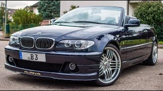 Alpina B3S 34 Manual gearbox Convertible exhaust sound  wide open [upl. by Benedick]