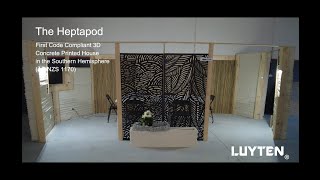 First 3D printed house in Australia and the southern hemisphere  The Heptapod  3DCP [upl. by Eupheemia203]