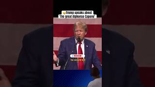 Trump compares himself to Alphonse Capone usa trump politics [upl. by Ielirol]