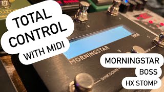 MIDI Control  Morningstar MC6 and ML5 [upl. by Suzie739]