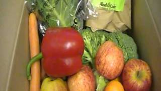 ORGANIC fruit amp veg box [upl. by Orabla]