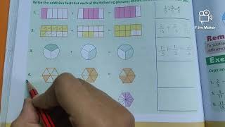 Class3  maths  Chapter  fractions  addition of fractions [upl. by Nahtanoj]