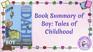 Boy Tales of Childhood Roald by Dahl  Book Summary [upl. by Olga]