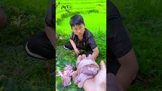 Grilled intestine shorts tiktok foryou xuhuong fyp langlieu [upl. by Avalsorim188]