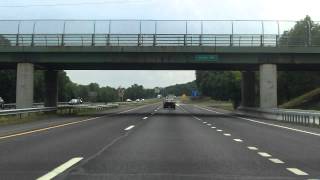 New York State Thruway Interstate 87 Exits 21 to 20 southbound Part 22 [upl. by Einiffit]