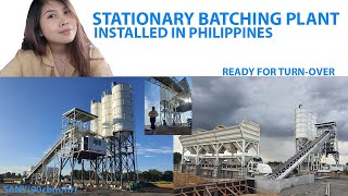 Batching Plant Installed in Philippines Sany Brand Part2 Ms A Vlogs [upl. by Huber]