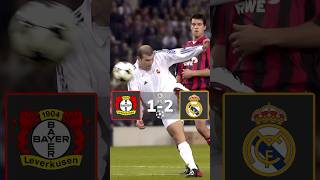 Zidane’s Iconic Volley Goal  Bayer Leverkusen vs Real Madrid 12  Champions League Final 2002 [upl. by Custer]