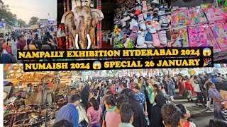 Nampally exhibition hyderabad  Special 26 January 🎉 Numaish hyderabad Day Adventures Full Tour 😱 [upl. by Florian464]