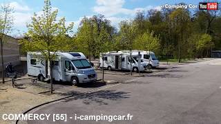 COMMERCY 55  Aire Camping Cars dans la Meuse [upl. by Anihta]