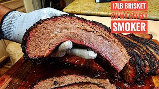 How to Smoke a Brisket in an Offset Smoker [upl. by Monty]