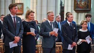 Foreign royals join belgian royals at the thanks giving service for king Baudouin royalfamily [upl. by Yaeger664]