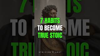 7 Habits to Become a True Virtuous Stoic stoicism stoic shorts [upl. by Samalla]