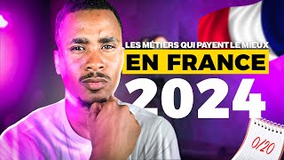 Voici les métiers qui payent le mieux en France en 2024 [upl. by Darill230]