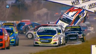 Superturismo Uruguay 2020 Final 2 Autódromo de El Pinar Start Huge Pile Up [upl. by Llirpa]