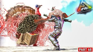 Titan Turkey Boss VS Ancient Dragon Fight 🔥🔥  ARK Kaiju Hunter  ARK Survival Evolved  68 [upl. by Yhcir]