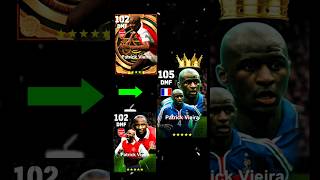 Top 6best Patrick Vieira card in efootball 😱efootball 2025 pespesmobile Patrick Vieira 2024 [upl. by Anjanette]