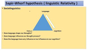 SapirWhorf Hypothesis  Language and Thought in HindiUrdu  Linguistic Determinism and Relativity [upl. by Aliehc]