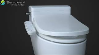 Utilisation abattant wc japonais RITUEL de Saniclean [upl. by Trilbi]