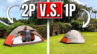 12 Differences Alps Mountaineering Lynx 1Person VS 2Person Tents [upl. by Hurwitz]