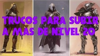 Destiny superar nivel 20 y mas trucos consejos coleccionables y bailes [upl. by Schober755]