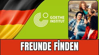 Freunde finden  Goethe B2 Sprechen Teil 1  Vortrag halten Prüfungsvorbereitung [upl. by Ellennod]