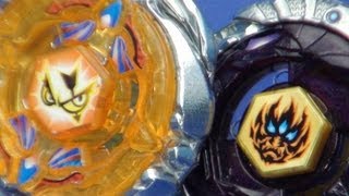 Beyblade Flash Sagittario 230WD vs Phantom Orion BD ベイブレード [upl. by Gonyea]