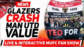 Man Utd Value Crashes After Glazers Threaten To Stay Huge Protests Planned  FULL SALE ONLY [upl. by Kwan]