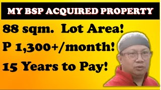 REVEALED MY ACQUIRED HOUSE AND LOT FROM BSP FORECLOSED PROPERTIES 15 YEARS TO PAY [upl. by Eunice673]