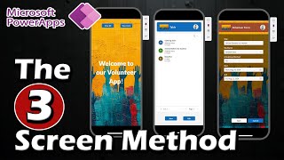 Create a Power App with 3 Screen Templates Beginner Tutorial [upl. by Algernon586]