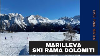 Italian Ski Resorts  Marilleva Ski Resort Review  Italian Dolomites [upl. by Cavanagh130]