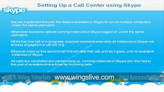 setting up a call center using skype  Skype Call Center  Skype Tutorials from Skype [upl. by Chi]