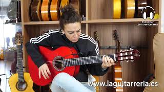 Guitarra Flamenca Prudencio Sáez 1FP  Anterior Modelo 22 Roja [upl. by Sung]