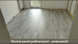 Układanie paneli podłogowych  kilka porad [upl. by Yhtamit]