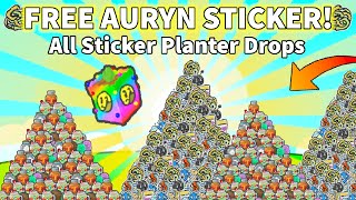 🌿 All Sticker Planter Drops in Bee Swarm Simulator 2024 [upl. by Dearr]