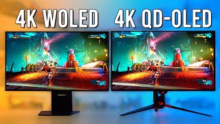 4K WOLED vs 4K QDOLED  Everything You Need to Know [upl. by Ecydnak]