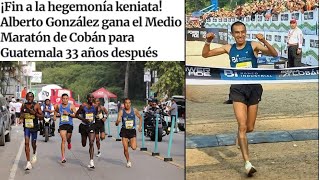 Mario Pacay Es un sueño ganar el medio maratón de Cobán [upl. by Tedie]