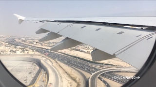 HEAVY Emirates Airbus A380800 Takeoff from Dubai to Sydney 1080p60 [upl. by Goldin456]