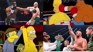 The Simpsons Did It Again They Predicted the Fury vs Ngannou Fight [upl. by Anillek]