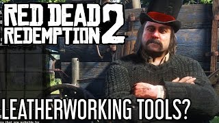 Where to Find the Leatherworking Tools in Red Dead Redemption 2 [upl. by Deborath]