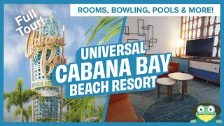 FULL TOUR Universal Cabana Bay Beach Resort  Universal Orlando Resort [upl. by Ahsilek]