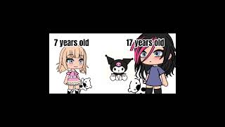 Old trend 7 yrs old to 17 yrs old gacha life trendgacha [upl. by Isolt717]