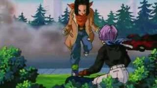 17 vs Trunks full fight [upl. by Eetnom]