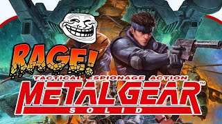 BROKEN CONTROLLER ANGER Metal Gear Solid Rage Montage PS1 [upl. by Virge]